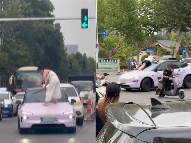 车通报：系精神病发作家属愿意承担赔偿冰球突破豪华版女子持械当街打砸多辆轿(图2)